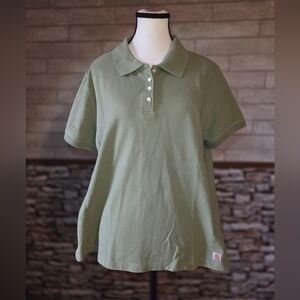 Carhartt Women's Green Polo Shirt